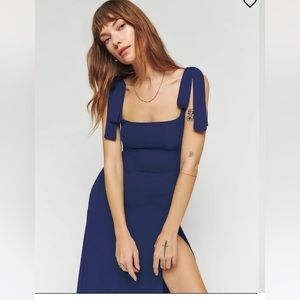 The Reformation Twilight Dress Danube Size 2! Like new!